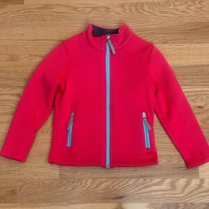 Spyder Red and Black Fleece Jacket